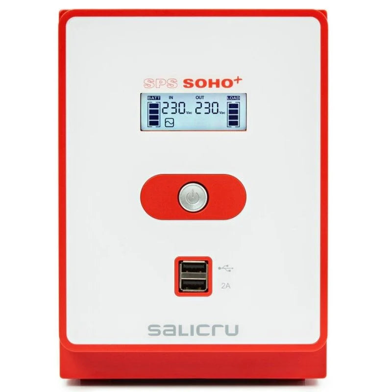 SAI Línea Interactiva Salicru SPC 1600 Soho+/ 1600va-960w/ 4 Salidas/ Formato Torre