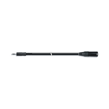 Cable de audio minijack 3.5 mm estéreo a XLR macho, negro