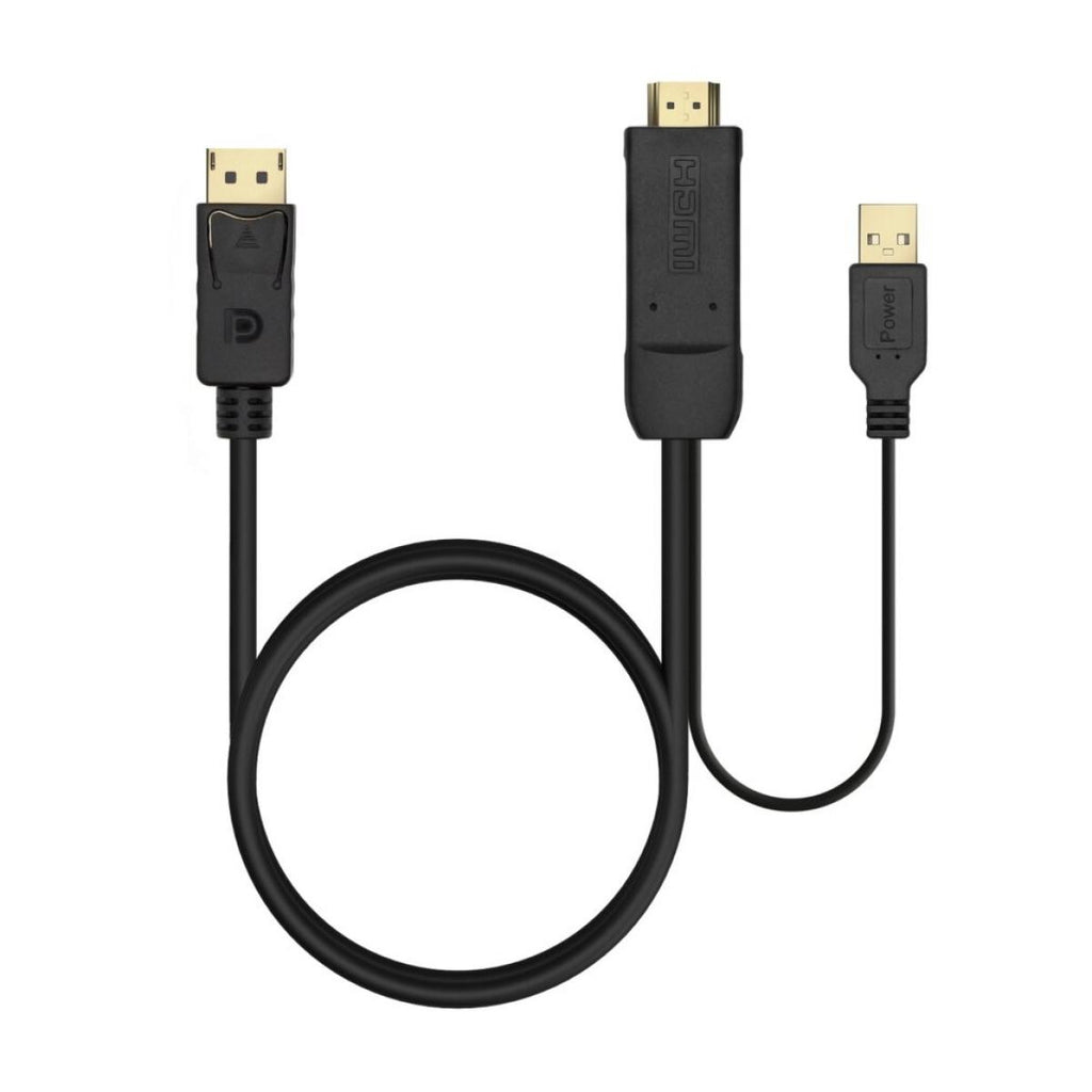 Conversor HDMI a DisplayPort 1.2, detalle del conector DisplayPort