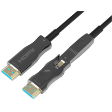 Cable HDMI 2.0 de fibra óptica 4K con adaptador Micro HDMI