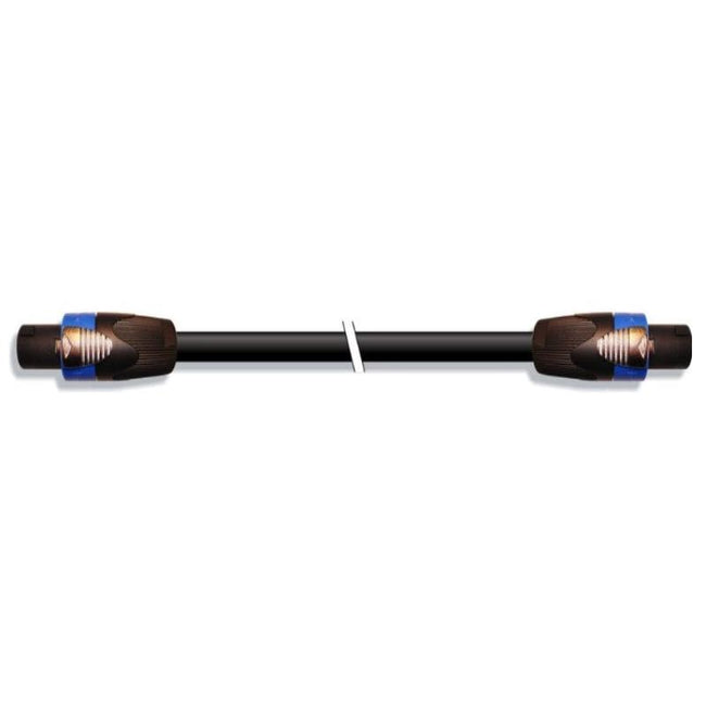 Cable Speakon macho a macho 2x1,5 mm² OFC, negro