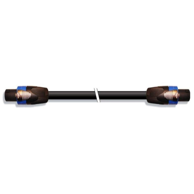 Cable Speakon macho a macho 2x1,5 mm² OFC, negro