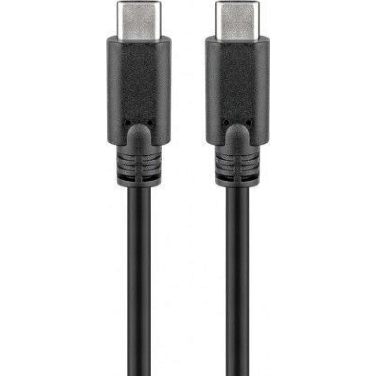 Cable USB-C a USB-C 3.2 Gen 2x2, 20 Gbps y 100W, negro