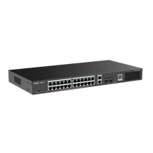 Switch PoE inteligente con gestión en la nube y 28 puertos Gigabit