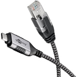 Cable Ethernet USB-C 3.1 a RJ45, delgado