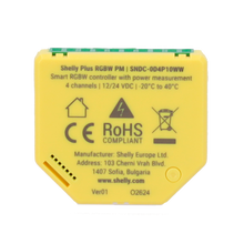 Controlador WiFi Shelly Plus RGBW PM – Tiras LED RGBW
