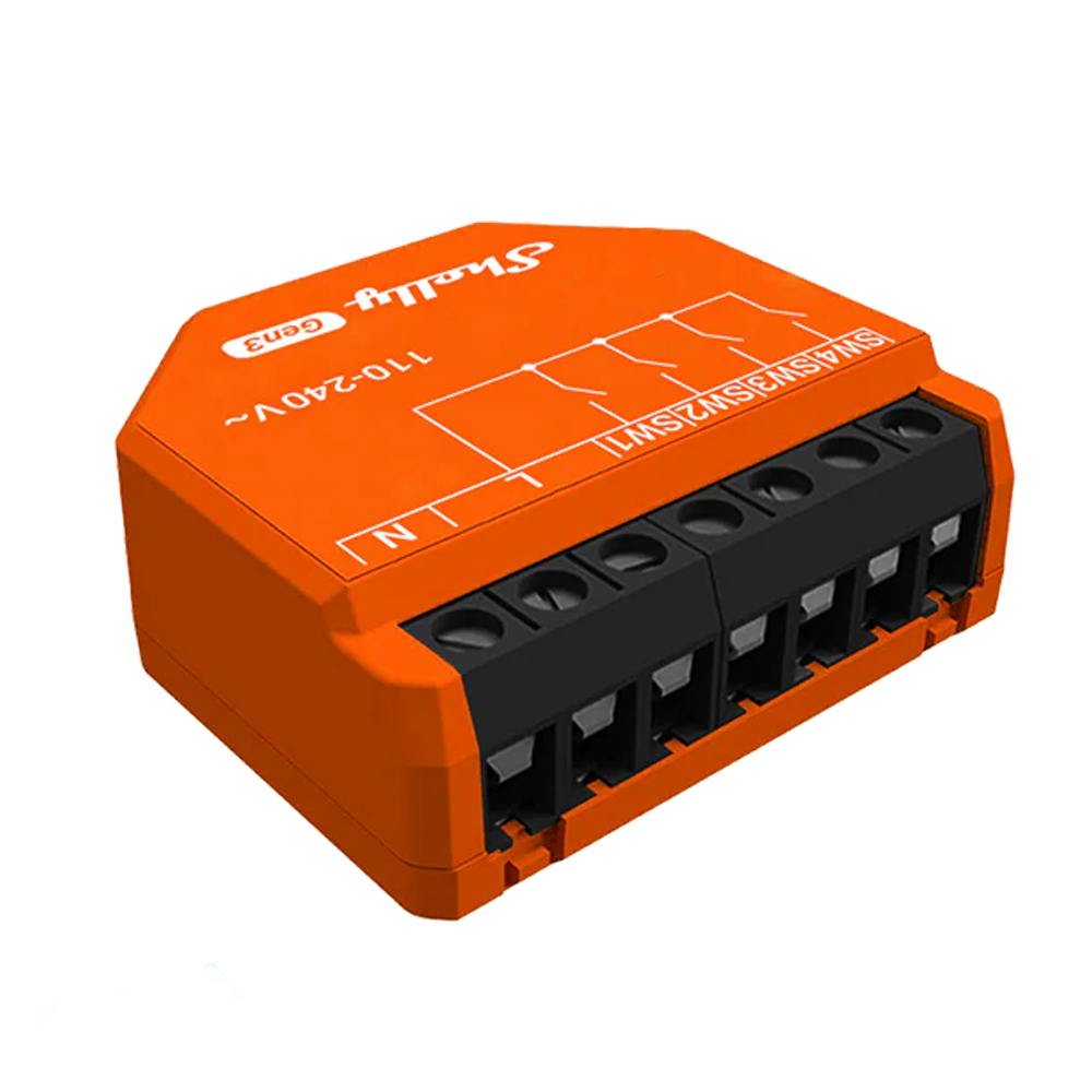 Controlador de Escenas WiFi Shelly i4 Gen3 – 4 Entradas