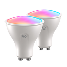 Bombilla inteligente GU10 | Wi-Fi 2.4 GHz + Bluetooth | Color segmentado + Blanco cálido/frío