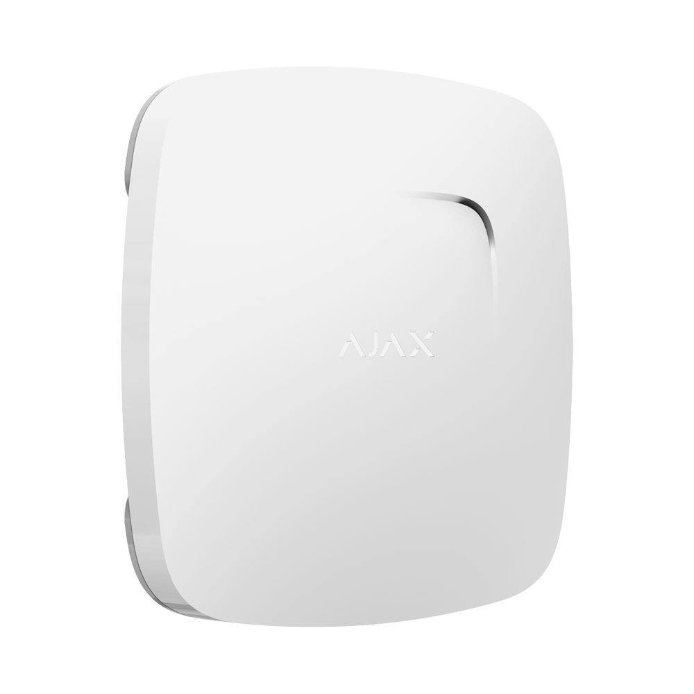 Detector de Humo AJAX con Sensor Temperatura Inalámbrico 868 MHz Jeweller de blanco