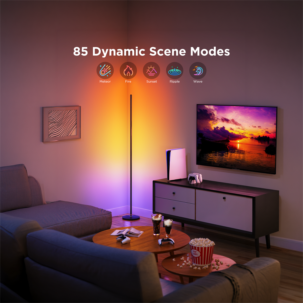 Govee RGBIC Smart Floor Lamp + White 1000 lm (H8076)
