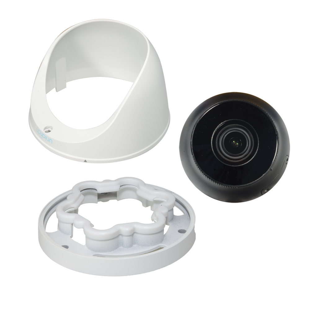 Câmara IP de 4 Megapixels | Série Uniarch | CMOS de Varrimento Progressivo de 1/2,7" | Lente Motorizada de 2,8-12 mm | Alcance IR de 30 m | Interfaces Web, CMS, Smartphone e NVR | Classificação de Proteção IP67 