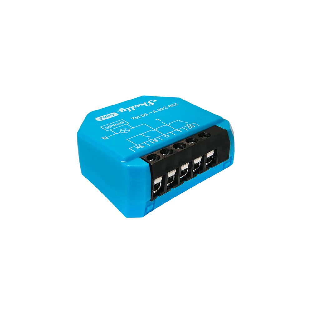 Relé Inteligente WiFi Shelly 1L Gen3 – Sin Neutro