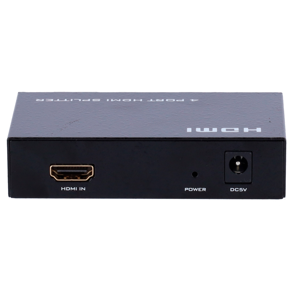 Multiplicador de sinal HDMI - 1 entrada, 4 saídas, até 4K*2, comprimento máximo de saída de 25 m, fonte de alimentação DC 5 V. 