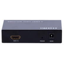 Multiplicador de sinal HDMI - 1 entrada, 4 saídas, até 4K*2, comprimento máximo de saída de 25 m, fonte de alimentação DC 5 V. 