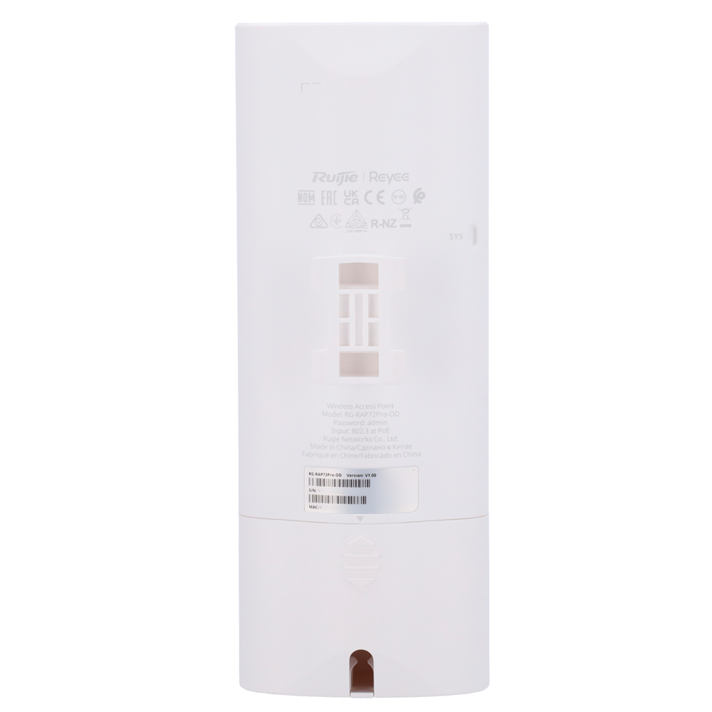 Outdoor Omnidirectional Wi-Fi 7 Dual Radio AP IP65 Compact Design