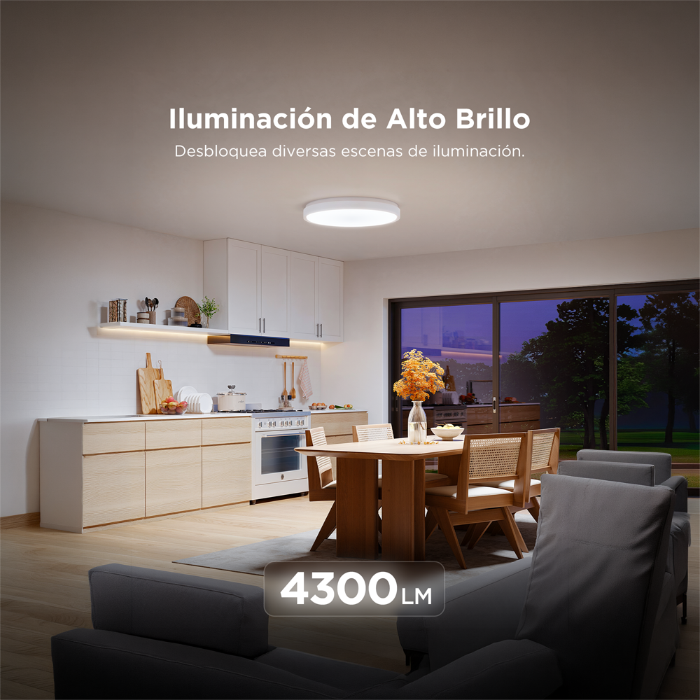 Govee Smart LED Ceiling Light Round 38 cm 4300 lm (H60A6)