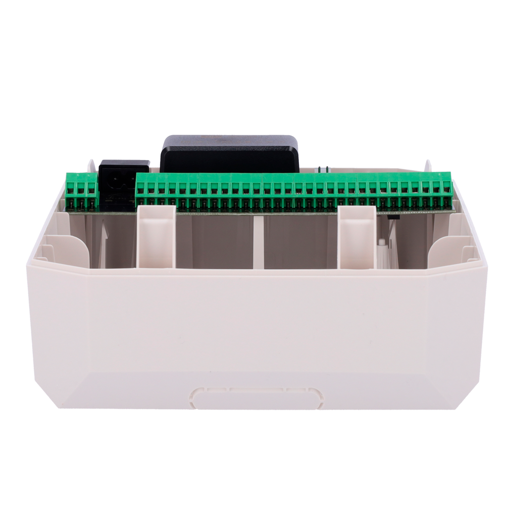 Multitransmisor vía radio AJAX de hasta 18 Entradas cableadas de alarma y tamper Alarma configurable