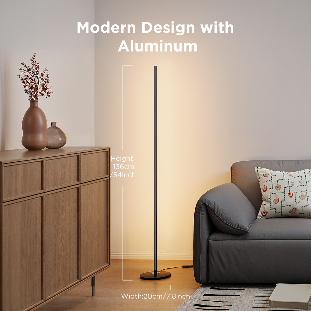 Govee RGBIC Smart Floor Lamp + White 1000 lm (H8076)