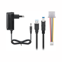 Adaptador USB 3.0 para discos rígidos IDE e SATA