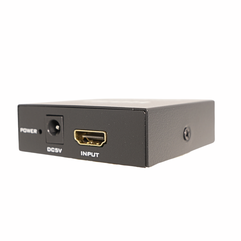Multiplicador de sinal HDMI - 1 entrada, 2 saídas, até 4K*2, comprimento máximo de saída de 25 m, fonte de alimentação DC 5 V. 
