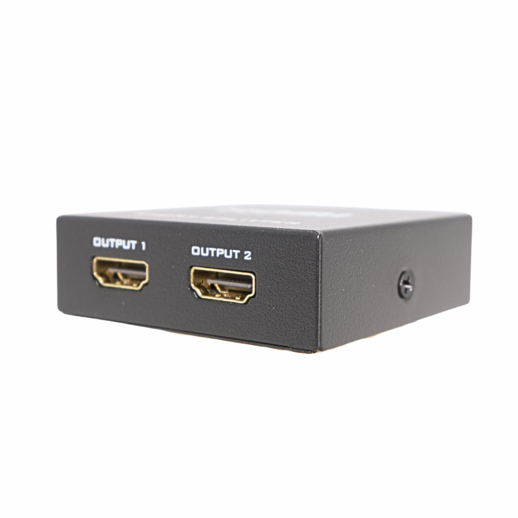 Multiplicador de sinal HDMI - 1 entrada, 2 saídas, até 4K*2, comprimento máximo de saída de 25 m, fonte de alimentação DC 5 V. 