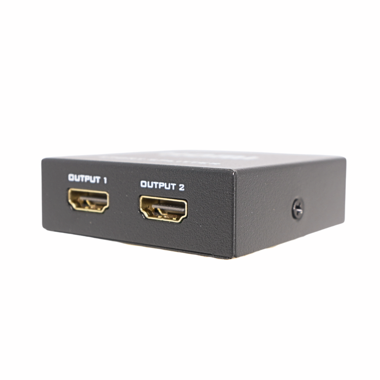 Multiplicador de sinal HDMI - 1 entrada, 2 saídas, até 4K*2, comprimento máximo de saída de 25 m, fonte de alimentação DC 5 V. 