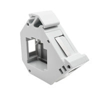Adaptador para calha DIN para conectores Keystone