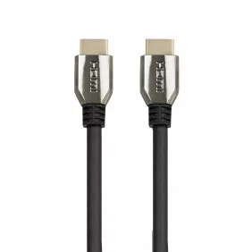 Cable Hdmi 2.1 Resolución 8K de 1.0m con conector de plástico color Marrón