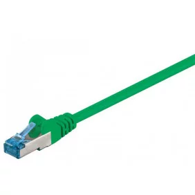 Cable de Conexión S/ftp Cat6a Lszh Verde 1.5 Metros Cables