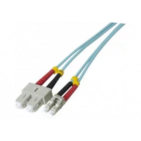 Cable de Fibra Óptica LC a SC Duplex Multimodo OM3 2m