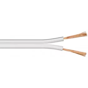 Cable de Altavoz Blanco 2x1.5 mm 25m