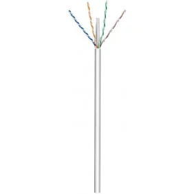 Cable de red CAT 6, U / UTP, Gris - CU, AWG 26/1 (Sólido), Lszh Cables