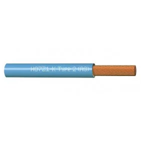 Cable H07z-k Type 2 (AS) 1,5 CPR Azul