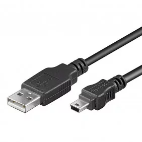 Cable USB 2.0 (Am/mini 5p/m) de 0.50m