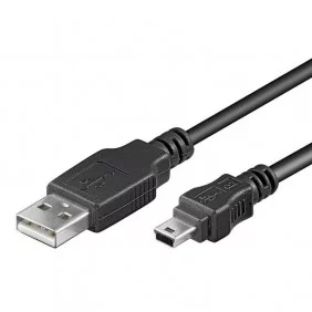 Cable USB 2.0 (AM / Mini 5p/m) de 1.80m Cables