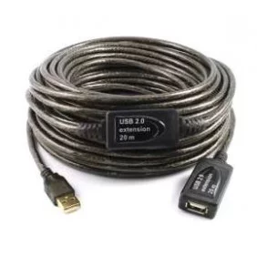 Cable Alargo USB 2.0 Am/ah Activo de 30m