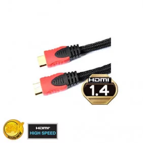 Cable Hdmi High Speed With Ethernet - 1 Metro con Ferrita(Hdmi-macho/macho) Alta Velocidad