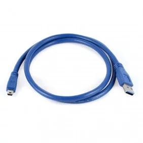 Cable USB 3.0 (A Macho / Mini Macho) de 2.00m Azul