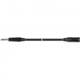 Cable Audio Micrófono XLR 3pin Macho a Jack 6.3mm de 1m