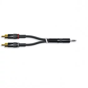Cable Audio Minijack-m/2xrca-m 3m