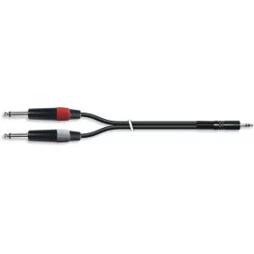 Cable de Audio Minijack 3.5 mm a 2 Jack 6.35 Macho L/R 5.0m