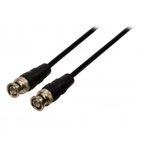 Cable Rg59 BNC M/M Negro de 1m