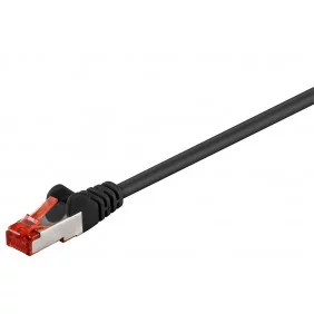 Cable Ethernet FTP Cat6 Negro 0.25m.