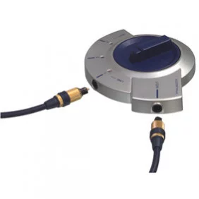 Selector Óptico Para Cables de Fibra Óptica.3 Entra Adaptadores Sonido