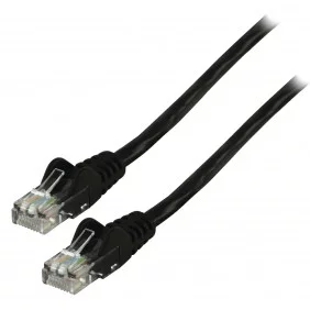 Cable de Conexión UTP Cat6 Negro 1.00 m.