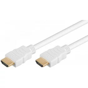 Cable Hdmi Blanco Versión 2.0 Ultra HD - 10,00m