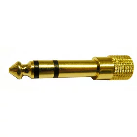 Conector Jack Estereo 6.35mm Macho a Mini 3.5mm Hembra