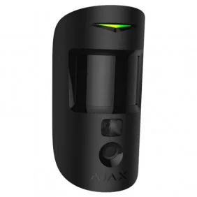 Sensor PIR inalámbrico con cámara para sistemas AJAX color negro