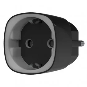 Enchufe inteligente con control remoto inalámbrico para AJAX que soporta hasta 2.5 kW (11 A) Color negro