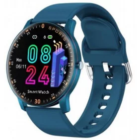 Smartwatch Deportivo Azul Bluetooth
